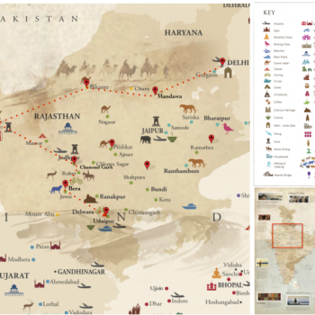 India - Map Unexplored Rajasthan - Voyages personnalisés