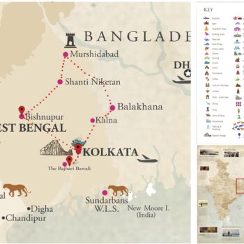 India - Map West Bengal - Voyages Personnalisés