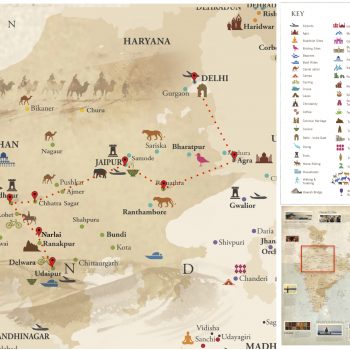 India - Rajasthan Map - Voyages Personnalisés